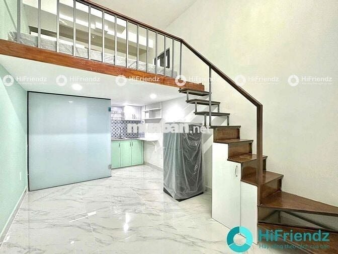 CHO THUÊ PHÒNG GÁC ĐẦY ĐỦ NỘI THẤT - THANG MÁY, HẦM XE