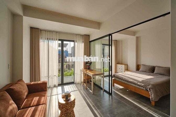 Cho thuê căn hộ studio 1PN ban công ngay công viên Hoàng Văn Thụ