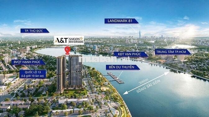 Sống như nghỉ dưỡng trong căn hộ ven sông Sài Gòn