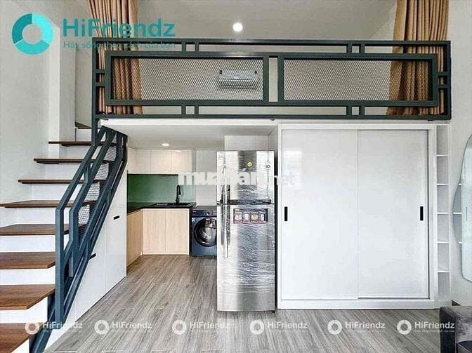 Cho Thuê Phòng Duplex Bancol Lớn Máy Giặt Riêng Gần Ngã Tư Hàng Xanh