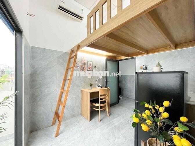 Duplex cửa sổ - Đủ đầy nội thất - Gần VLU, IUH