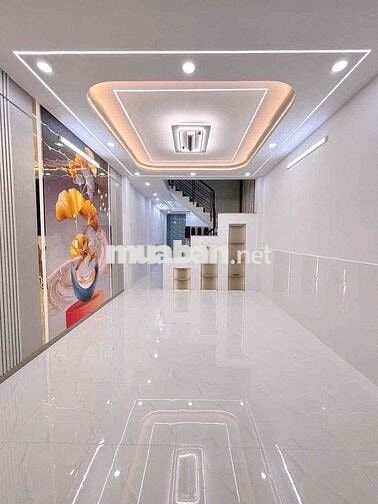 Đường Xe Hơi 7m thông - Nhà Đúc 3 Tầng - DT: 4x15 (60m2) - Cạnh Ngã