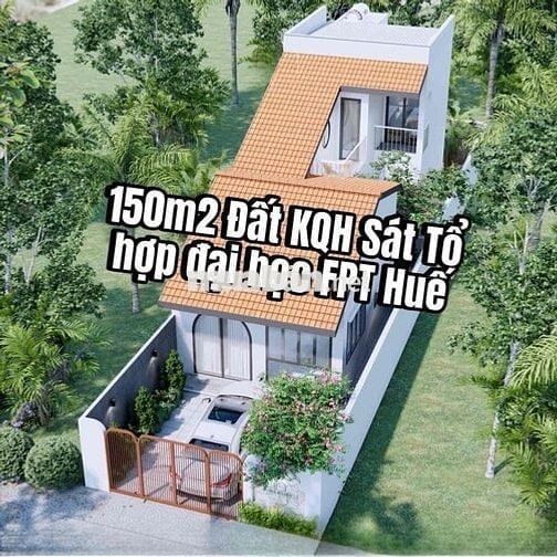 Bán 150m2 Đất KQH Sát Tổ hợp đại học FPT Huế - AEON Huế
