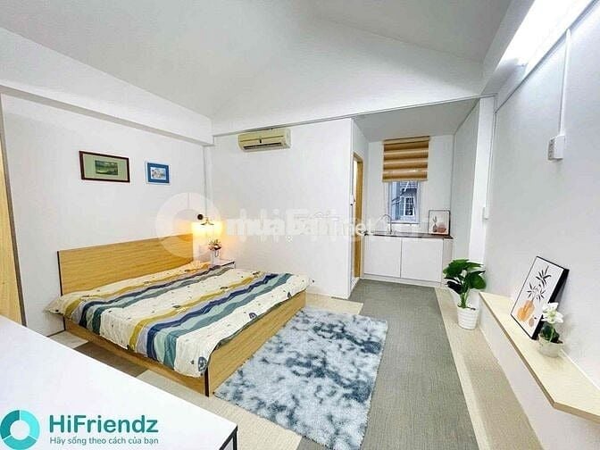STUDIO FULL NỘI THẤT MÁY GIẶT RIÊNG - GẦN SÂN BAY