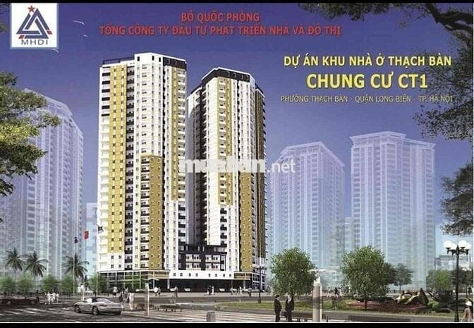 🏡Cực Hiếm❗️Bán chung cư Quân Đội CT2B Thạch Bàn 2PN+2wc, Giá chỉ nhỉnh