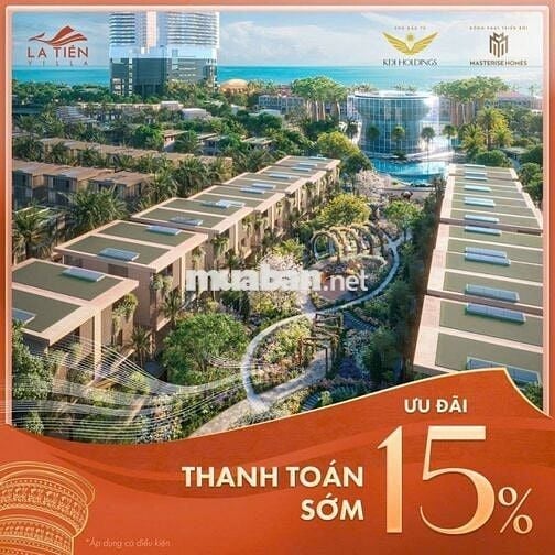 La Tiên Villa - Villa sang trọng lưng tựa núi hướng biển