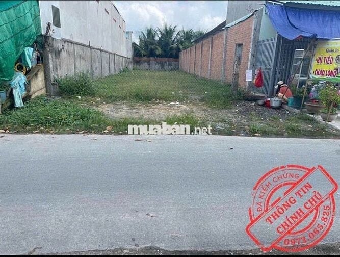 CHÍNH CHỦ BÁN GẤP LÔ ĐẤT MẶT TIỀN BASA, XÃ PHƯỚC HIỆP HUYỆN CỦ CHI