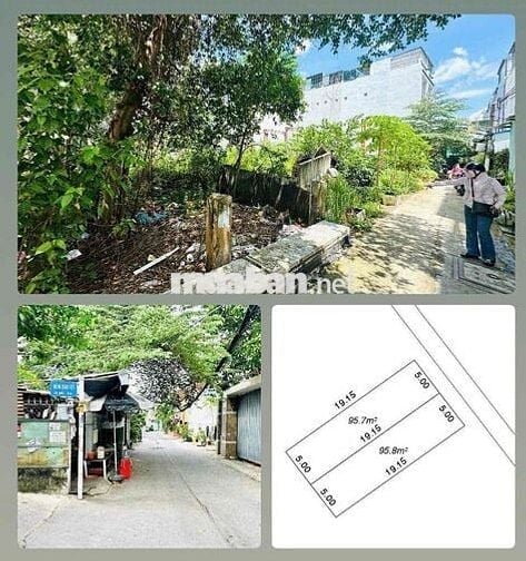 BÁN LÔ ĐẤT THỔ CƯ HUỲNH TẤN PHÁT NHÀ BÈ 5X19M GIÁ 3 TỶ 769 TRIỆU TL