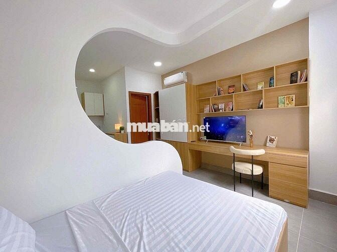 🌸cho thuê căn hộ_1pn tách bếp_30m2_Thang máy_giặt riêng_ngay trung tâm
