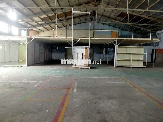 Cho thuê kho xưởng DT 1200m2 - 80tr/th - đường 12m - cont40f vào ok