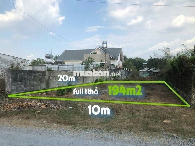 Đất 200m2 full thổ giá 690 sổ riêng xây tự do xã Hưng Thuận Trảng Bàng