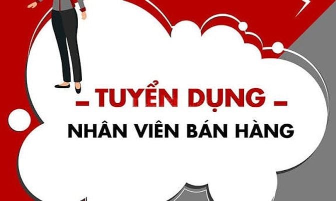 Cần tuyển 3 nam/nữ bán hàng