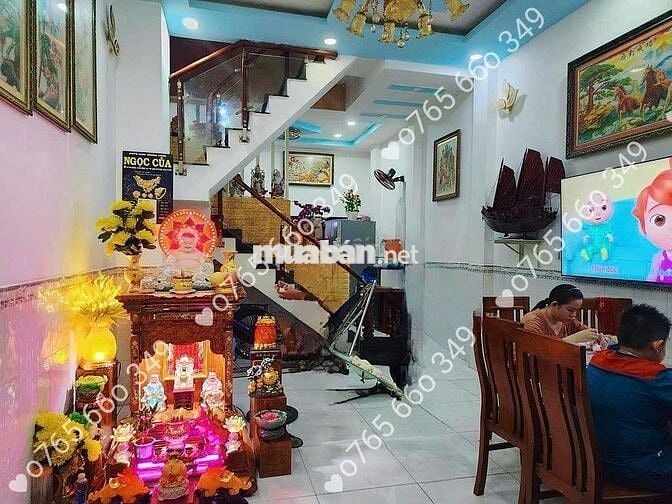 BÁN NHÀ KDC HIỆN HỮU+ DÒNG TIỀN- ĐH MARKET QUẬN 7- 53MV- 3TẦNG- 4,8 TỶ