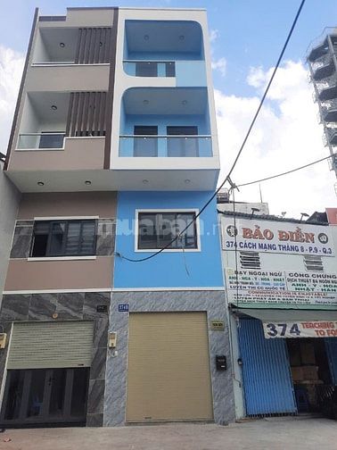Cho thuê nhà mặt tiền CMT8 phường Nhiêu Lộc