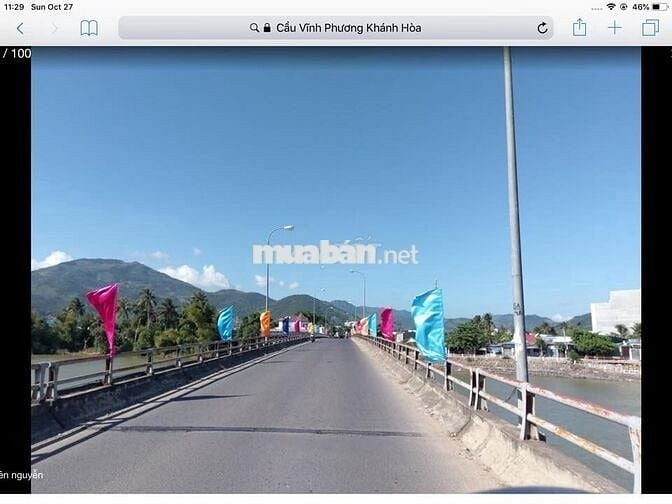 view sông Cái mặt tiền đường 7m cách trung tâm Nha Trang 6,5km