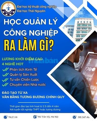 Tuyển sinh Đại Học Kỹ Thuật Công Nghiệp - Đại học Thái Nguyên