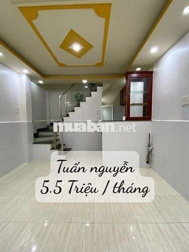 ❤️ CHO THUÊ NHÀ HẺM 1422 Huỳnh Tấn Phát - Giá 5.5 Triệu