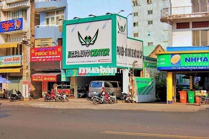 Cho thuê nhà MT Trần Phú Q5 – DT lớn 6.5x45m, nở hậu 12m – Giá chỉ 190