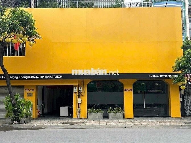 Cho thuê nhà MT CMT8, Tân Bình – 170m² ngang 7.2m – Giá chỉ 100tr/thán