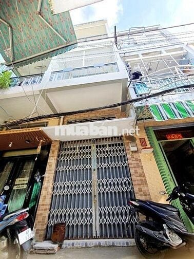 NHỈNH 6 TỶ - 33M2 - HẺM 6M THÔNG - 4 TẦNG - 4PN,4WC -