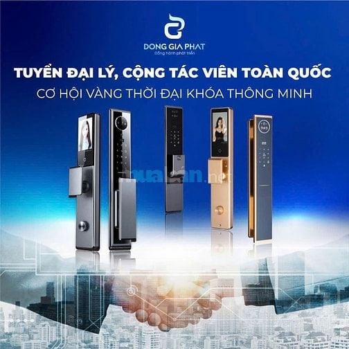 Tuyển đại lý, cộng tác viên khóa thông minh toàn quốc