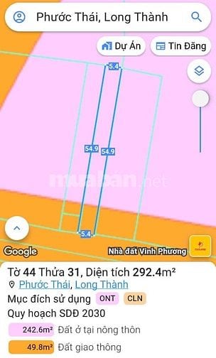 Đất Phước Thái - Đồng Nai cần bán gấp