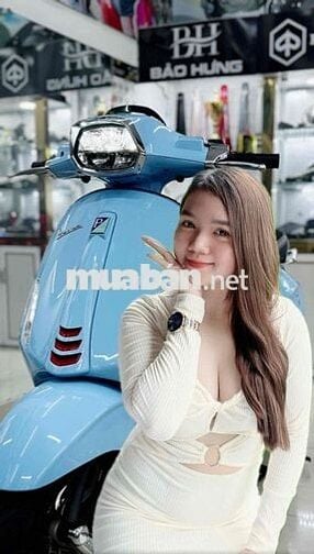 Vespa Sprint Model 2022 Xanh mới chính chủ