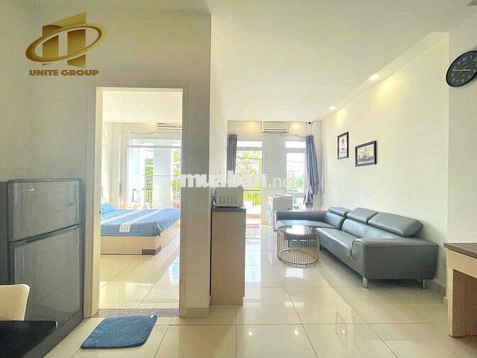 Cho thuê căn hộ 1PN Ban công, full nội thất Q4 gần cầu Tân Thuận