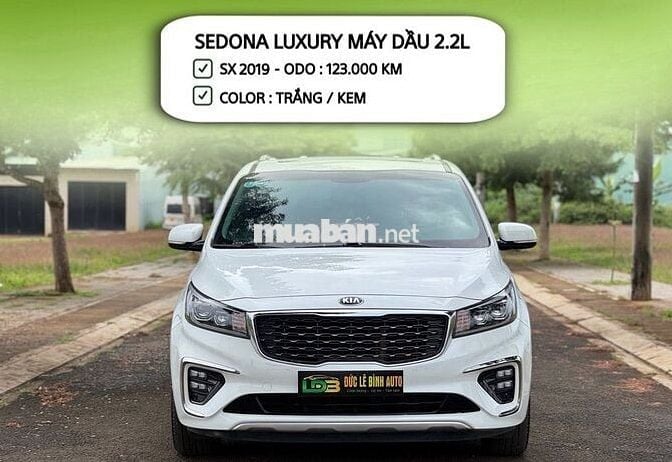 Kia Sedona 2019 LUXURY MÁY DẦU - 799 Triệu
