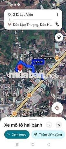 ĐẤT VƯỜN SÁT BÊN KCN ĐỨC HÒA 3