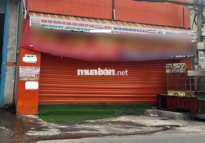 CHo thuê nhà mặt tiền đường Hậu giang 8x20m thông suốt