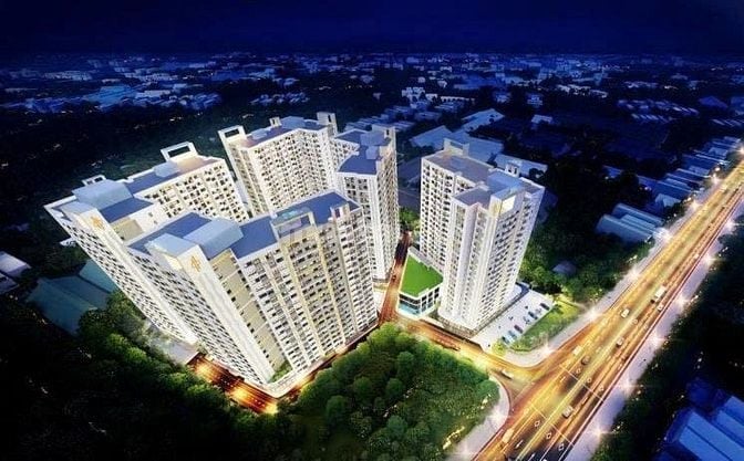 Căn hộ hiện đại 1 tỷ 5 - mặt tiền QL1A sát chợ bình chánh - trả góp