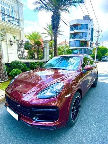 Bán xe Porsche Cayenne 3.6 V6, Win  2012 đã up 2020, màu đỏ đô