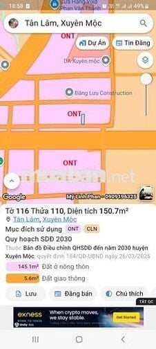 Đất đẹp xã Tân Lâm Hồ Chí Minh