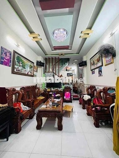 Nhà Đường Xe Tải , Giáp Tên Lửa - 64m2 - 4 tầng , Hoàn Công - hơn 6ty