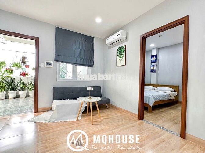 Căn hộ 1PN(50m2)  sân vườn full nội thất, thang máy _ Lê Văn Sỹ Quận 3