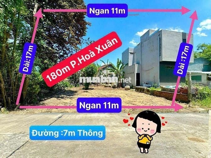🇻🇳Tôi Bán 180m Đất Phường Hòa Xuân DN