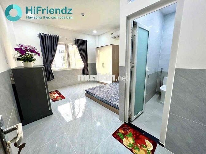 Cho thuê căn hộ mini cửa sổ trời mới xây sát trường NTTU Quận 12