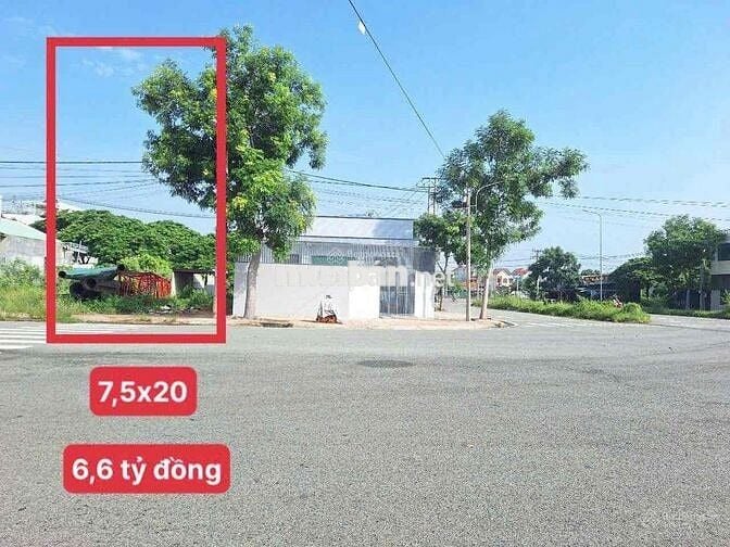 BÁN LÔ ĐẤT NGANG 7,5m KDC CHÂU THỚI DĨ AN BÌNH DƯƠNG CŨ