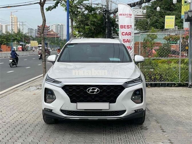 Hyundai SantaFe 2021 Trắng máy Xăng