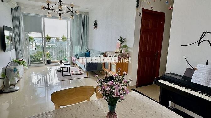 Chính chủ cho thuê ch 80m2 tầng cao full nội thất cc Hưng Phát, Nhà Bè