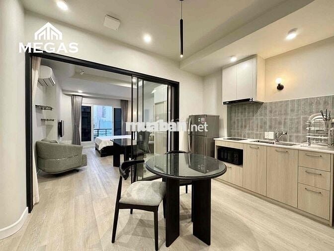 CHO THUÊ CĂN HỘ 1PN BANCONG 55m2 - GẦN VÒNG XOAY LÝ THÁI TỔ, QUẬN 3