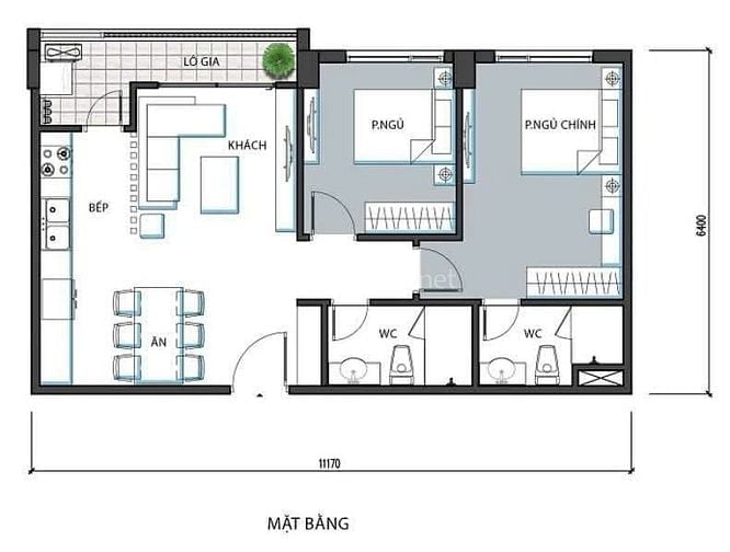 Bán căn hộ Lavender 176 Định Công chính chủ