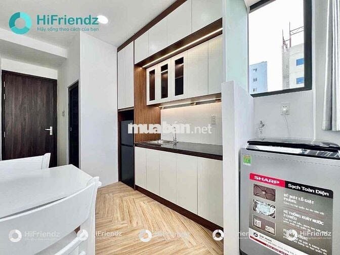 CĂN 1 PN FULL NỘI THẤT - SIÊU TIỆN NGHI GẦN HÀNG XANH - DỌN VÔ Ở LIỀN