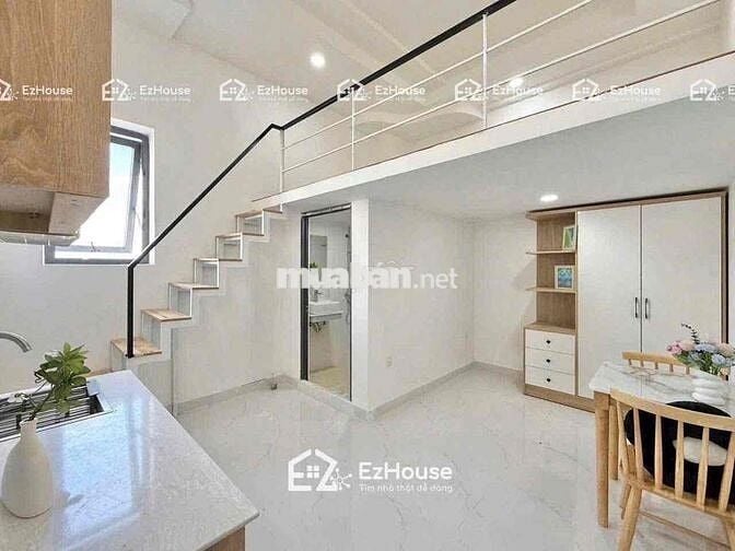 Căn hộ dịch vụ gác lửng rộng 30m2 ngay chợ Bà Chiểu