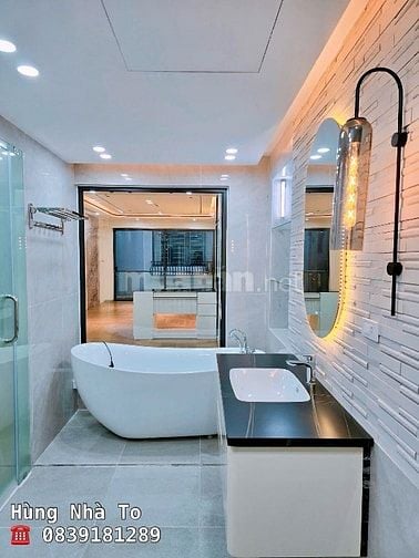 Phân Lô quân đội 918, Nhà 7 tầng thang máy Gara 3 oto dt 90m2 mt 5m