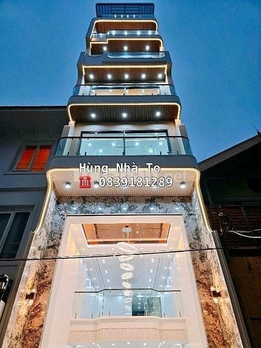 Phân Lô quân đội 918, Nhà 7 tầng thang máy Gara 3 oto dt 90m2 mt 5m