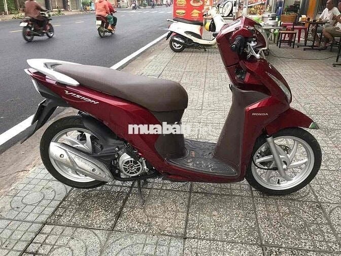 Honda vision 110 Fi màu đỏ đô đời 2018 bstp