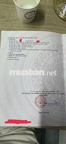 Bán đất thổ cư ,mặt tiền 4.5m – Sổ đỏ chính chủ tại Ân Thi, Hưng Yên