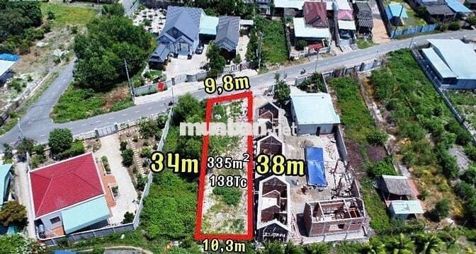 BÁN GẤP LÔ ĐẤT HƯỚNG BIỂN PHƯỚC HẢI, NGAY KHU BIỆT THỰ